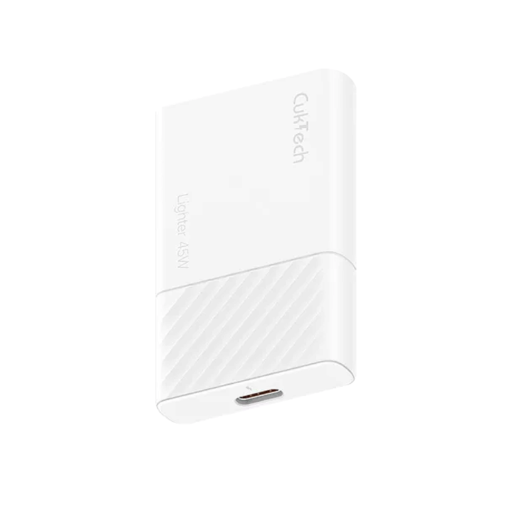 หัวชาร์จ CUKTECH AC45B 45W สีขาว GAN USB-C ใช้สำหรับ IPHONE IPAD (ขนาดเล็ก ระบบป้องกัน 8 ชั้น)_0